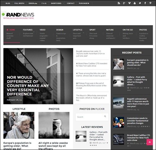 GrandNews fresh wordpress themes