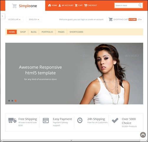 Simpleone latest wordpress themes