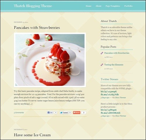 Thatch new wordpress themes