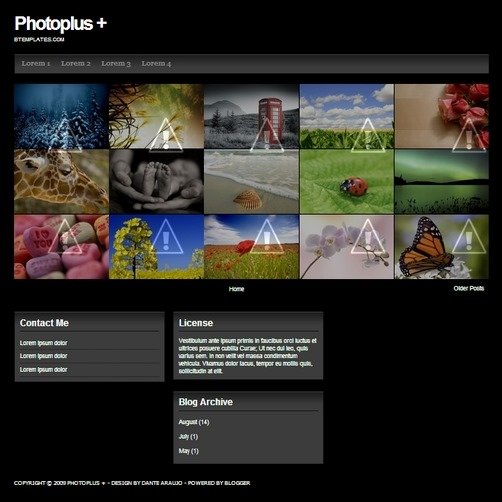 photoplus blogger templates