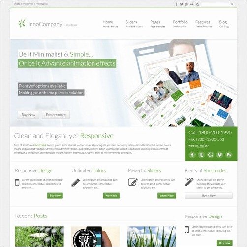 007 WordPress business theme