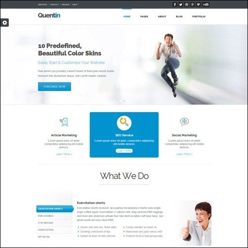 016 WordPress business theme