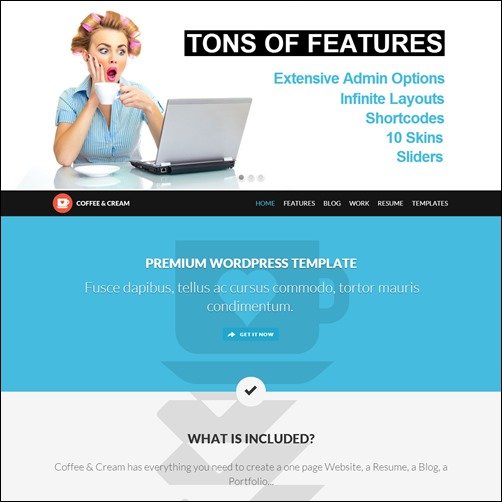 Coffee & Cream - Multipurpose WordPress Theme