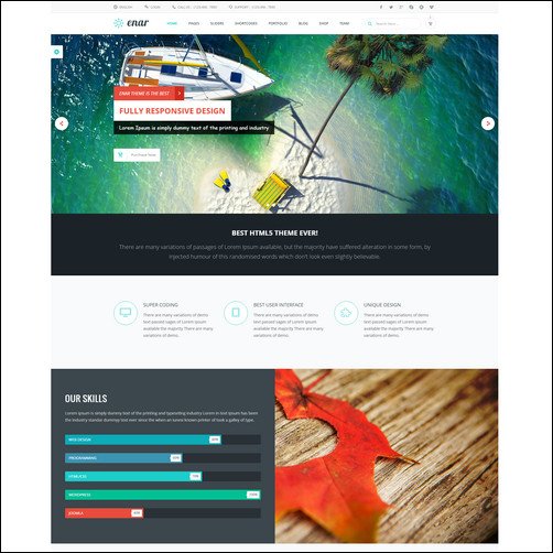 Enar - Responsive Multi-Purpose HTML5 Template