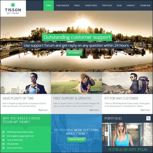 Tisson Premium WordPress Theme