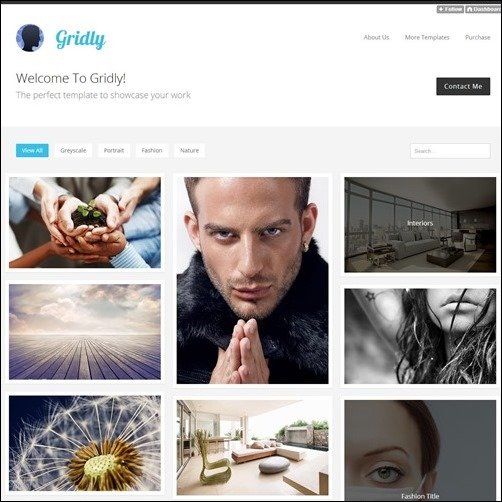 gridly-responsive-portfolio