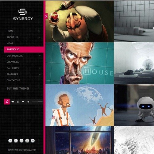 Synergy business website template
