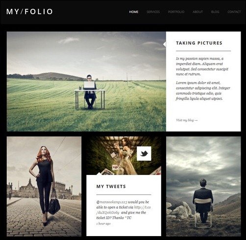 MY FOLIO business website template