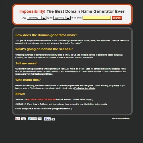 Domain Name Soup