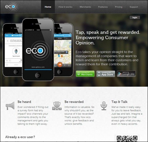 Eco landing page designs