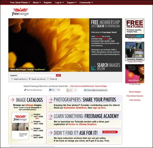 Freerange Stock stock photo websites