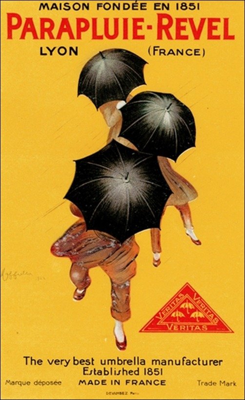 Parapluie Revel vintage posters