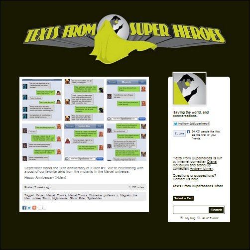 textfromsuperhearoes