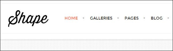 Shape Photography WordPress Theme